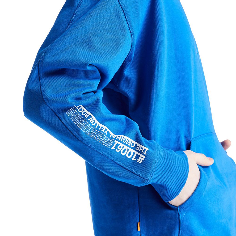 Moletom Masculino - Timberland Workwear Ripstop Crewneck - MXNVW8765 - Azuis